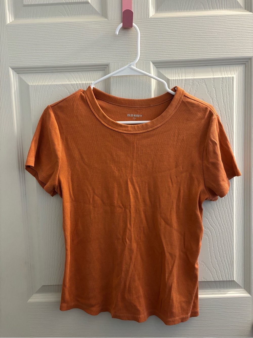 Old Navy Women's Orange Crewneck Tee L